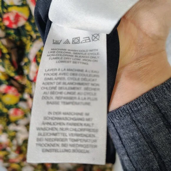 J.Crew Mercantile Maxi Dress Womens 8 Multicolor Sweet Pea Floral Tiered Cottage - Picture 10 of 13